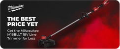 The Best Price Yet: Get the Milwaukee M18BLLT-0 18V Line Trimmer for Less