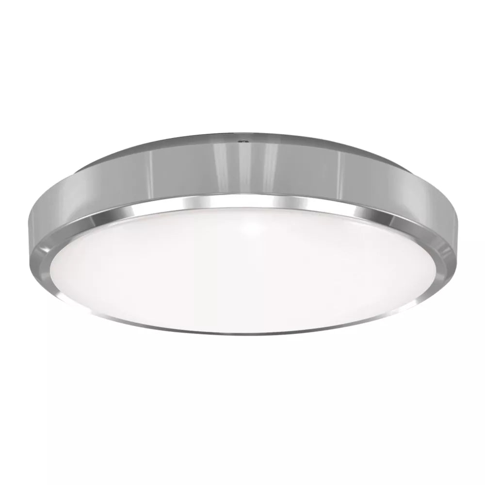 4LITE LED WALL/CEILING LIGHT CHROME 18W 1847LM - MonkeyTools