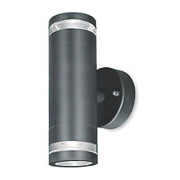 4LITE MARINUS OUTDOOR IP44 UP/DOWN WALL LIGHT ANTHRACITE - MonkeyTools