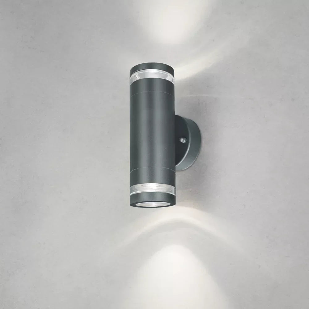 4LITE MARINUS OUTDOOR IP44 UP/DOWN WALL LIGHT ANTHRACITE - MonkeyTools