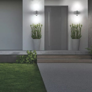4LITE MARINUS OUTDOOR IP44 UP/DOWN WALL LIGHT WITH PIR SENSOR ANTHRACITE - MonkeyTools