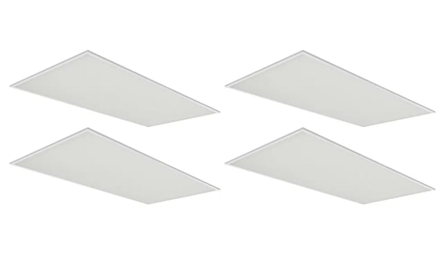 4LITE RECTANGULAR 1200MM X 600MM LED PANEL WHITE 46W 5500LM 4 PACK - MonkeyTools