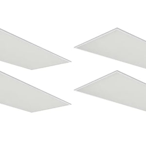 4LITE RECTANGULAR 1200MM X 600MM LED PANEL WHITE 46W 5500LM 4 PACK - MonkeyTools