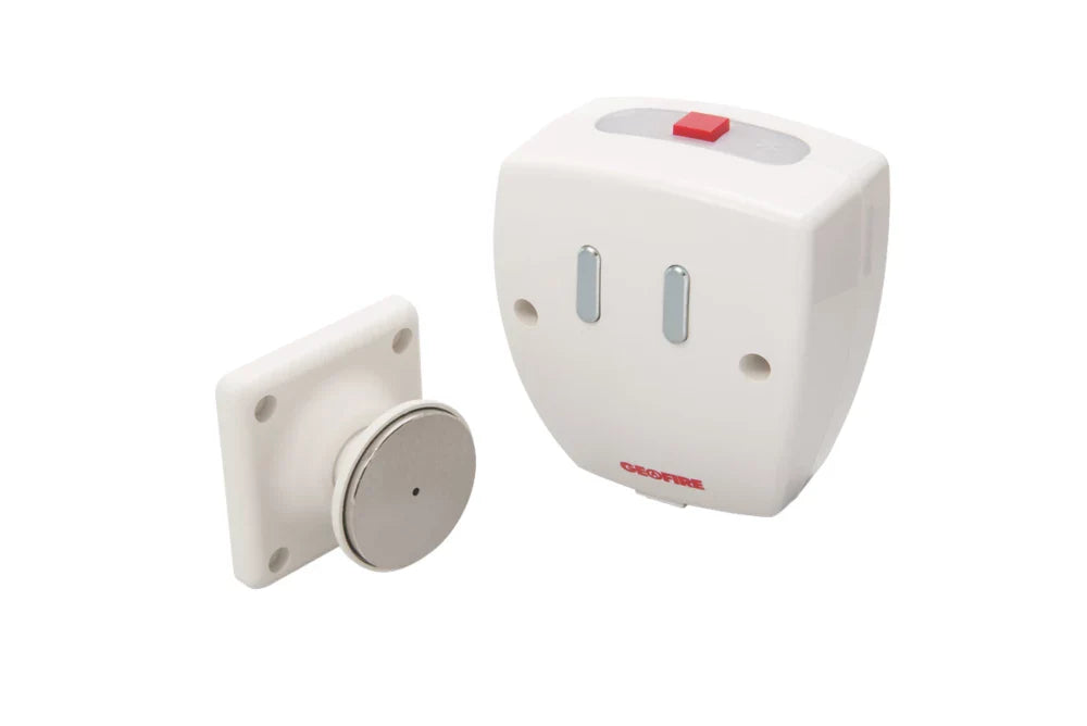AGRIPPA WIRELESS SOUND-ACTIVATED FIRE DOOR HOLDER WHITE - MonkeyTools