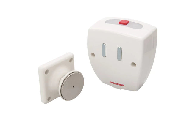 AGRIPPA WIRELESS SOUND-ACTIVATED FIRE DOOR HOLDER WHITE - MonkeyTools