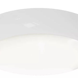 ANSELL DISCO SLIM INDOOR & OUTDOOR ROUND LED WALL / CEILING LIGHT WHITE 13W 1027-1083LM - MonkeyTools
