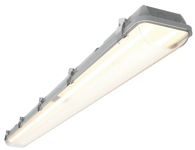 ANSELL TORNADO TWIN 5FT LED NON-CORROSIVE BATTEN FITTING 58W 6353LM 230V - MonkeyTools