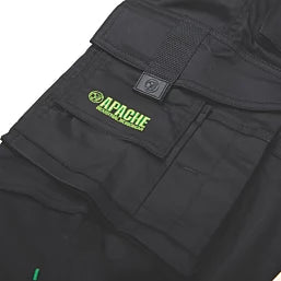 APACHE BANCROFT WORK TROUSERS BLACK/GREY 30" W 29" L - MonkeyTools