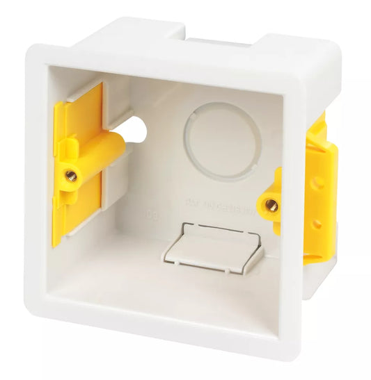 APPLEBY 1-GANG DRY LINING KNOCKOUT BOX 47MM - MonkeyTools