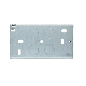 APPLEBY 2-GANG GALVANISED STEEL KNOCKOUT BOX 25MM - MonkeyTools