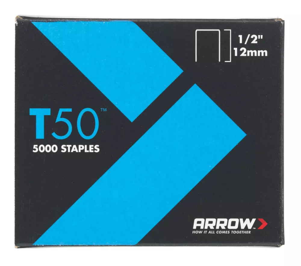 ARROW HEAVY DUTY STAPLES GALVANISED 12MM X 10MM 5000 PACK - MonkeyTools