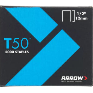 ARROW HEAVY DUTY STAPLES GALVANISED 12MM X 10MM 5000 PACK - MonkeyTools