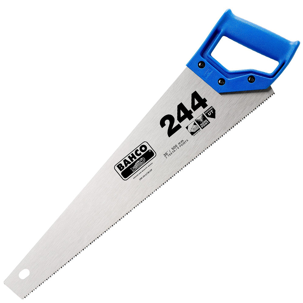 Bahco 244-20-U7/8-HP 500mm (20in) 7 TPI Hardpoint Handsaw BAH24420N - MonkeyTools