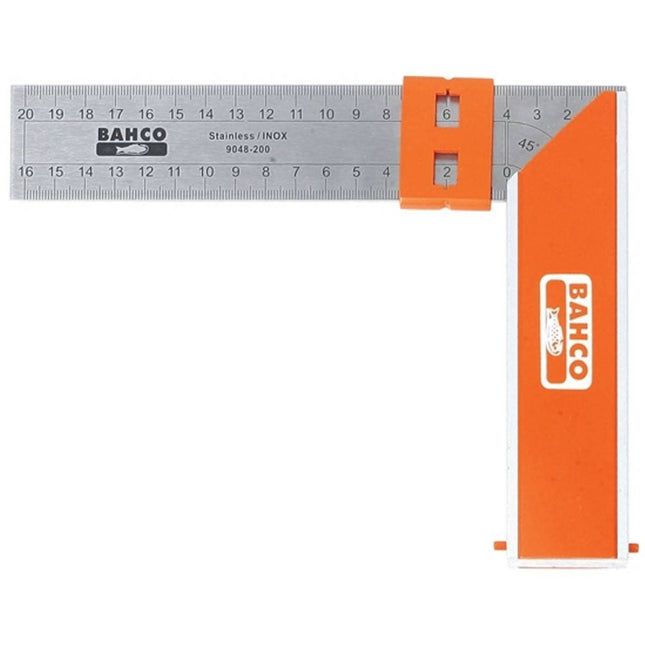 Bahco BAH9048400 400mm 16" Aluminium Block & Steel Try Square - MonkeyTools