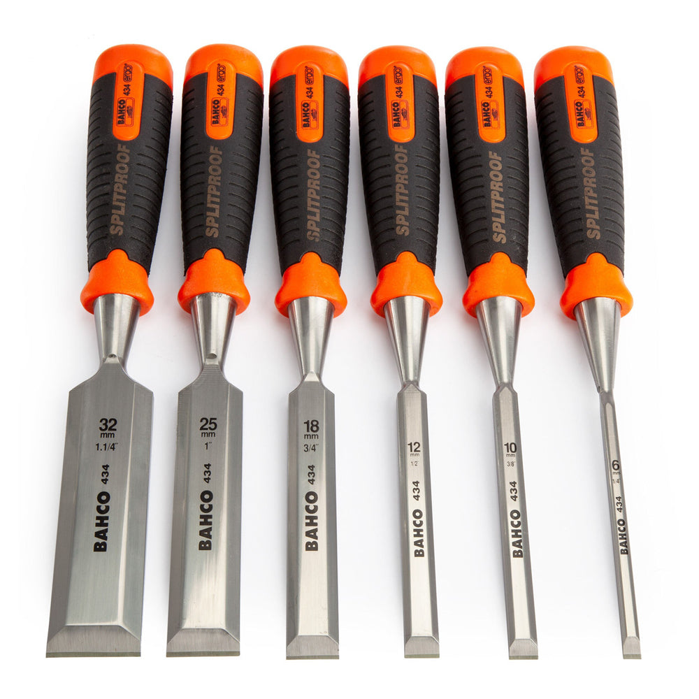 Bahco Bevel Edge Chisel Set 6 Piece BAH434S6 - SPL - MonkeyTools