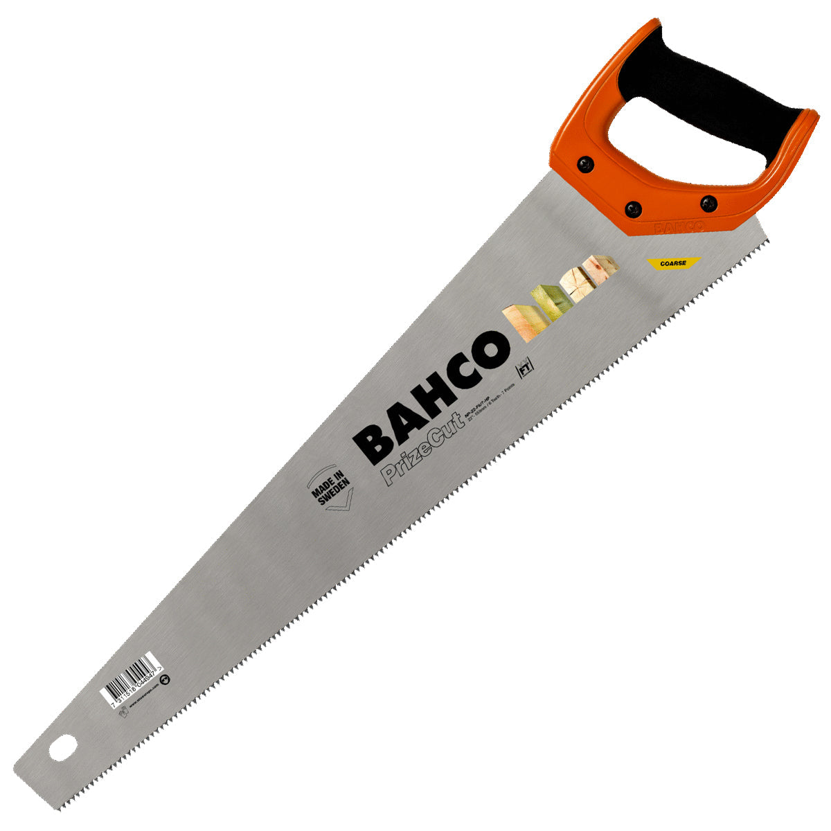 Bahco NP-22-U7/8-HP 550mm (22in) 7 TPI PrizeCut Hardpoint Handsaw BAHSE22 - MonkeyTools