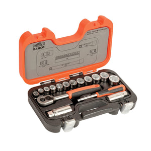 Bahco XMS2238SS 34 Piece 3/8in Drive Socket Set High Performance Alloy Steel with Dynamic Drive Oil & Temperature Resistant Case - MonkeyTools