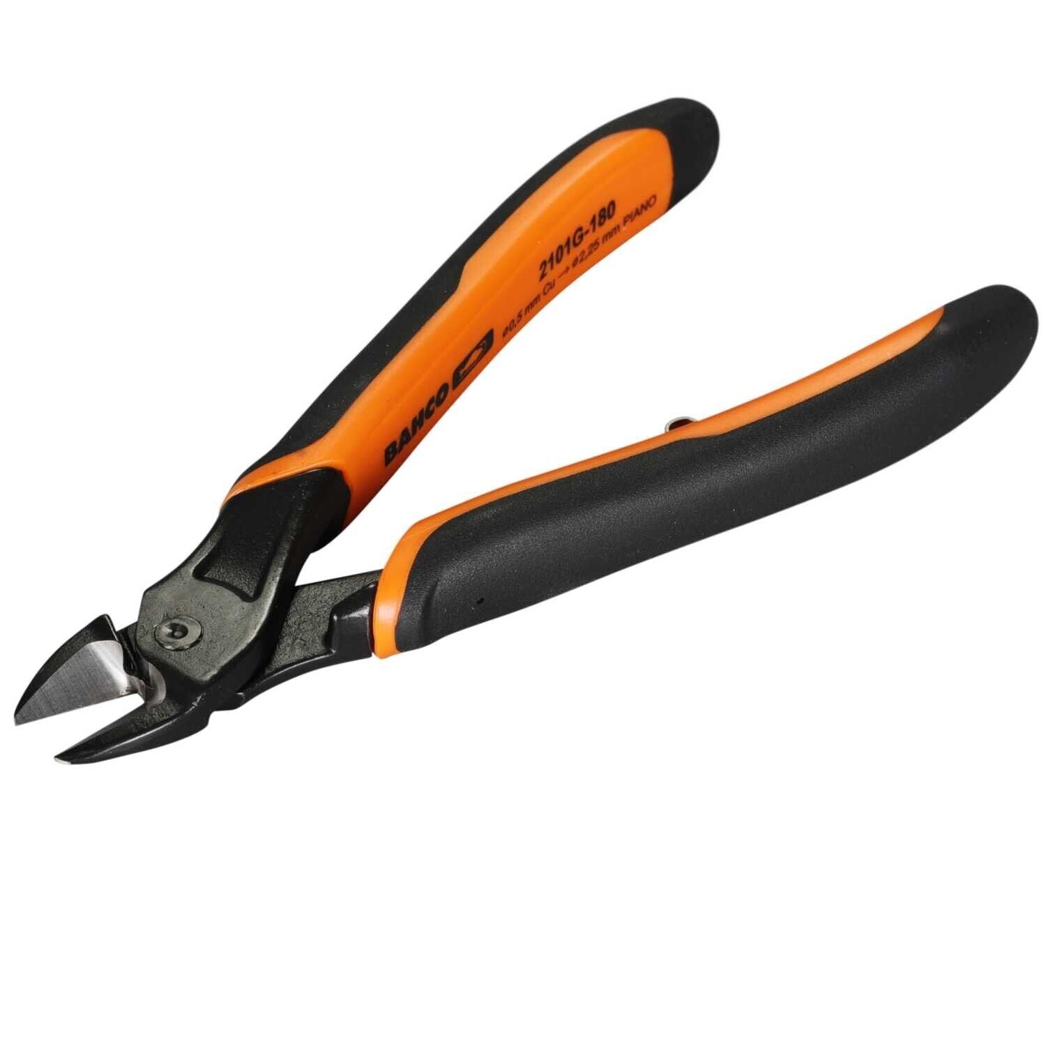 Bahco 2101G-180 ERGO Wire Cable Side Cutter Cutting Pliers 180mm - MonkeyTools