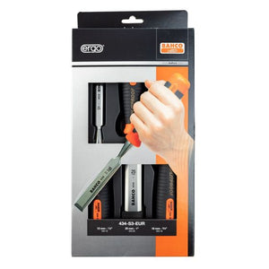 BAHCO 434-S3-EUR B/E SPLITPROOF CHISEL SET 3 PCS - MonkeyTools