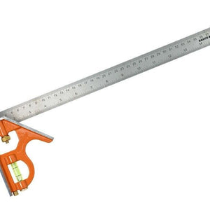 Bahco CSPACK Combination Square 3 Pack 150mm 300mm 400mm Steel Rule Ruler - MonkeyTools