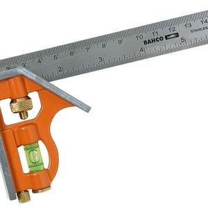 Bahco CSPACK Combination Square 3 Pack 150mm 300mm 400mm Steel Rule Ruler - MonkeyTools