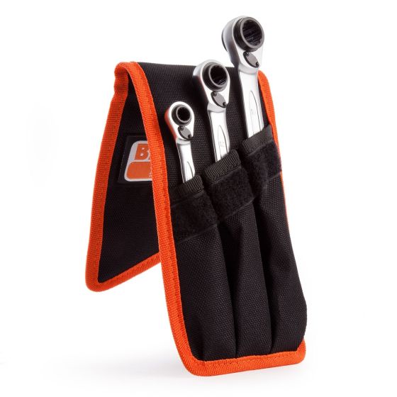 BAHCO S4RM REVERSIBLE RATCHET WRENCH SPANNERS SET 3 PCS - MonkeyTools