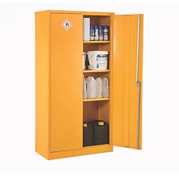 BARTON HAZARDOUS SUBSTANCE CABINET YELLOW 915MM X 457MM X 1830MM - MonkeyTools