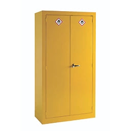 BARTON HAZARDOUS SUBSTANCE CABINET YELLOW 915MM X 457MM X 1830MM - MonkeyTools