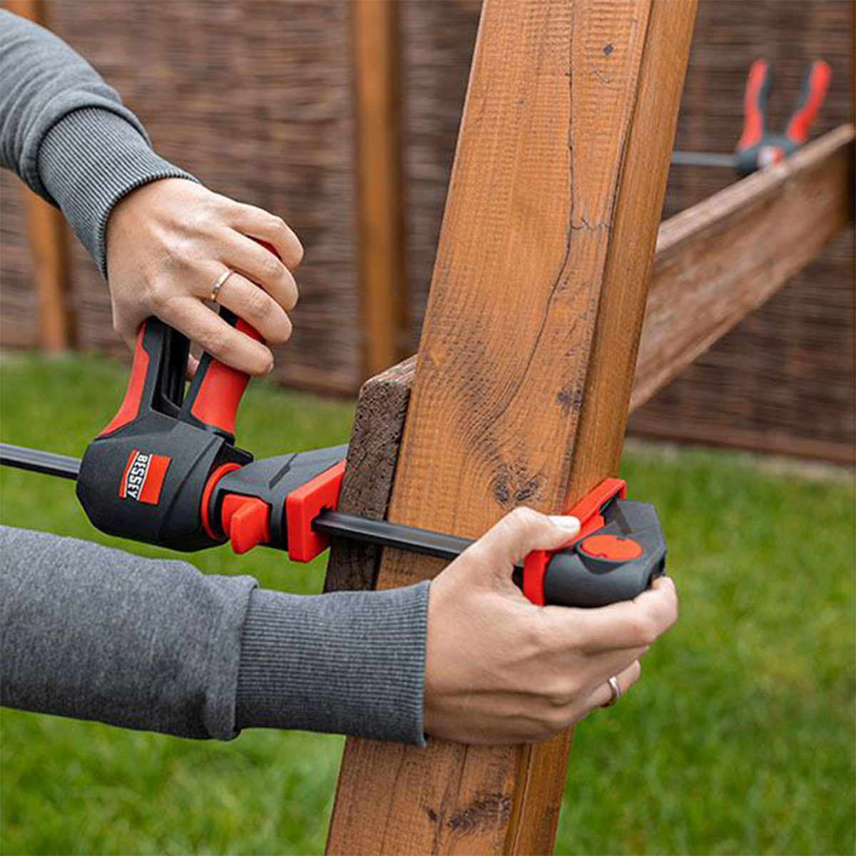 Bessey 150mm One-Handed Clamp with Rotating Handle EZ360-15 - MonkeyTools