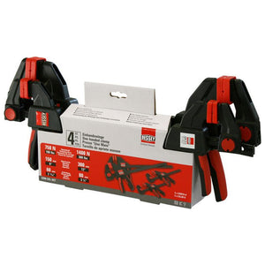 Bessey EZM-EZL-SET One-Handed Clamp 4 Piece Set  2 x 6