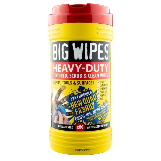 BIG WIPES BIG WIPES HEAVY DUTY 4X4 CLEANING WIPES - RED TOP - MonkeyTools