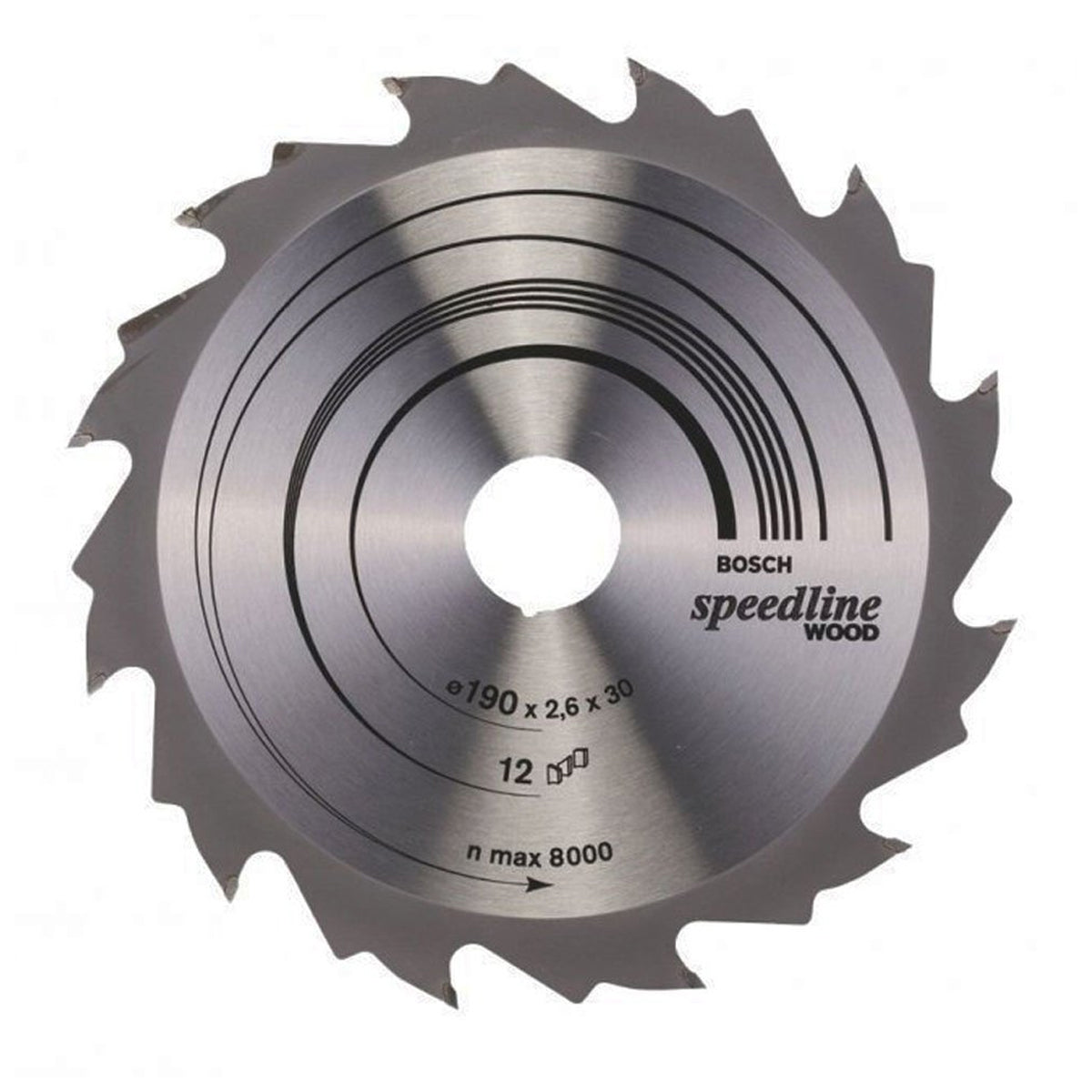 Bosch 190mm 12T Wood Circular Saw Blade 2608640800 - MonkeyTools