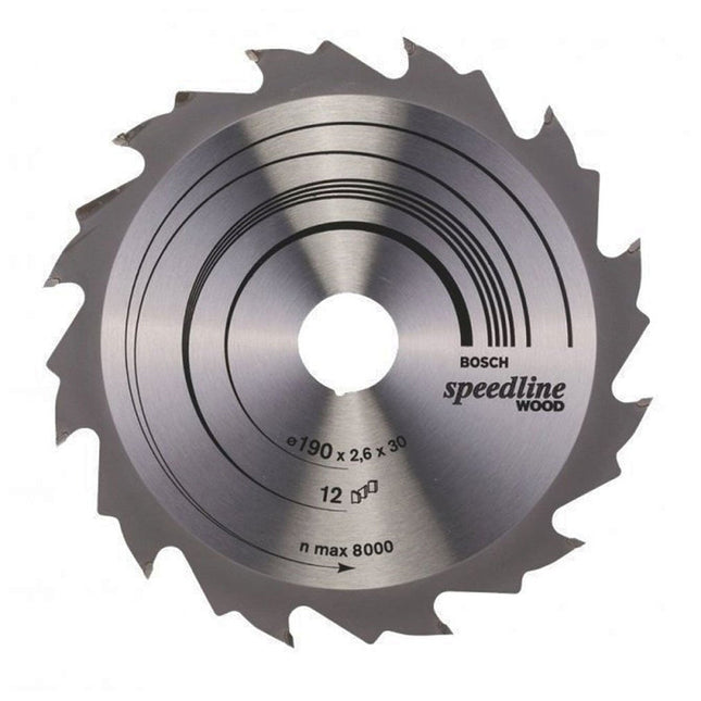 Bosch 190mm 12T Wood Circular Saw Blade 2608640800 - MonkeyTools