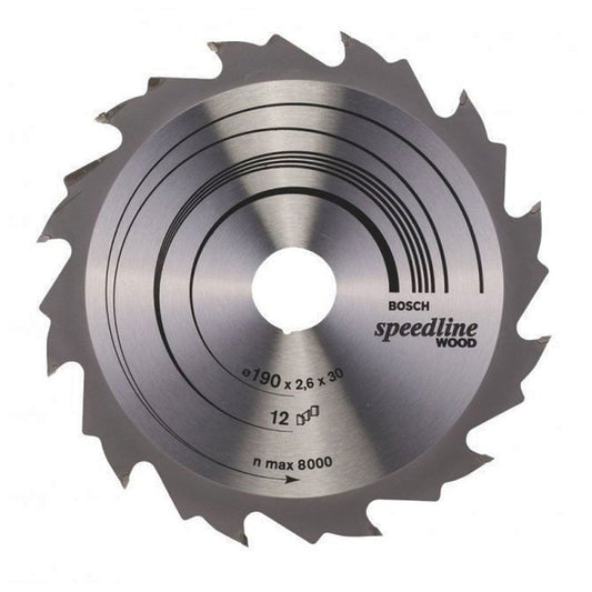 Bosch 190mm 12T Wood Circular Saw Blade 2608640800 - MonkeyTools