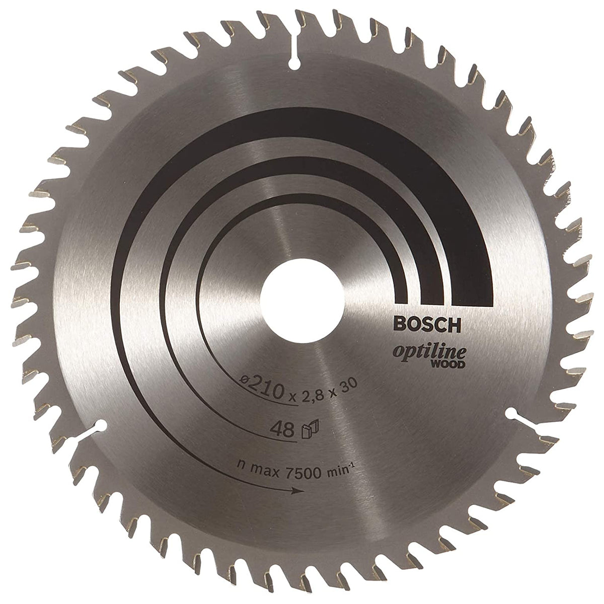 Bosch 210mm 48T Wood Circular Saw Blade Optiline 2608640623 - MonkeyTools