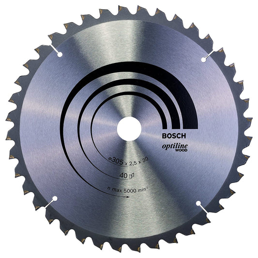 Bosch 305mm 40T Wood Circular Saw Blade Optiline 2608640440 - MonkeyTools