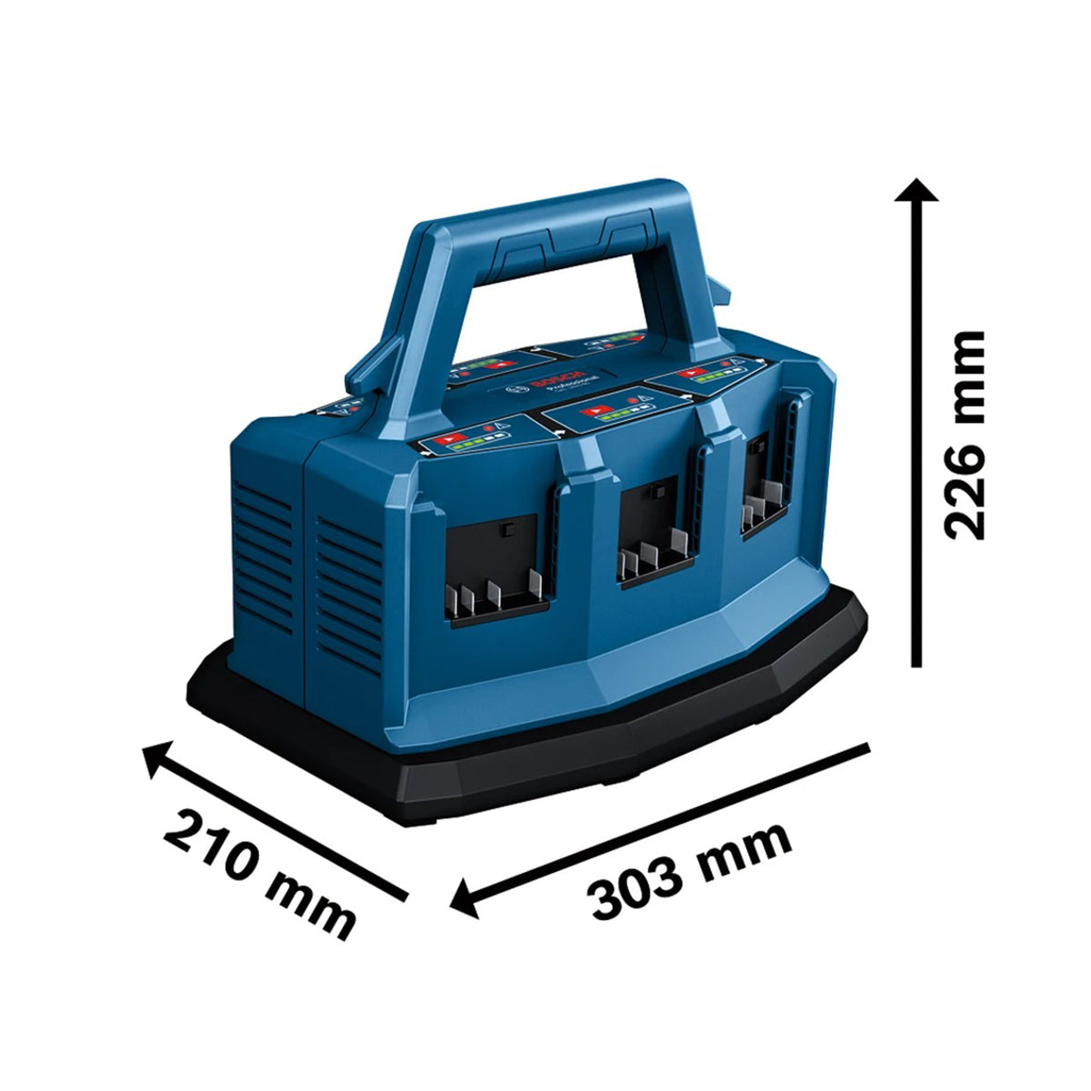 Bosch GAL 18V6-80 18V 6 Port Professional Fast Charger BSH600A01U9M - MonkeyTools