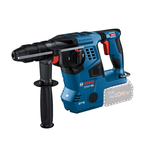 Bosch GBH 18V-28 CF Pro BITURBO SDS-Plus Rotary Hammer Body only 0611921001 - MonkeyTools