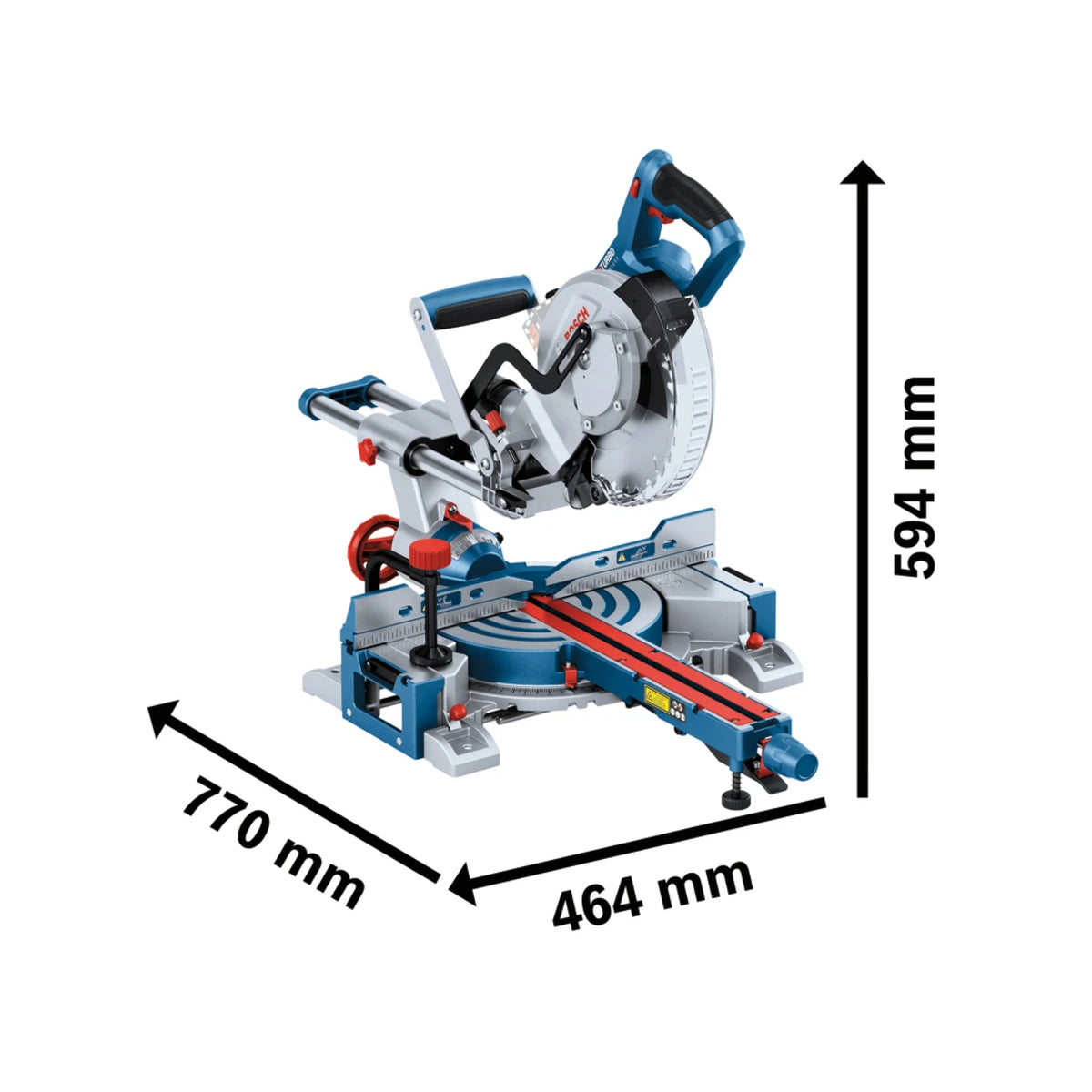 Bosch GCM 18V-216 D Professional BITURBO Mitre Saw Body only 0601B51000 - MonkeyTools