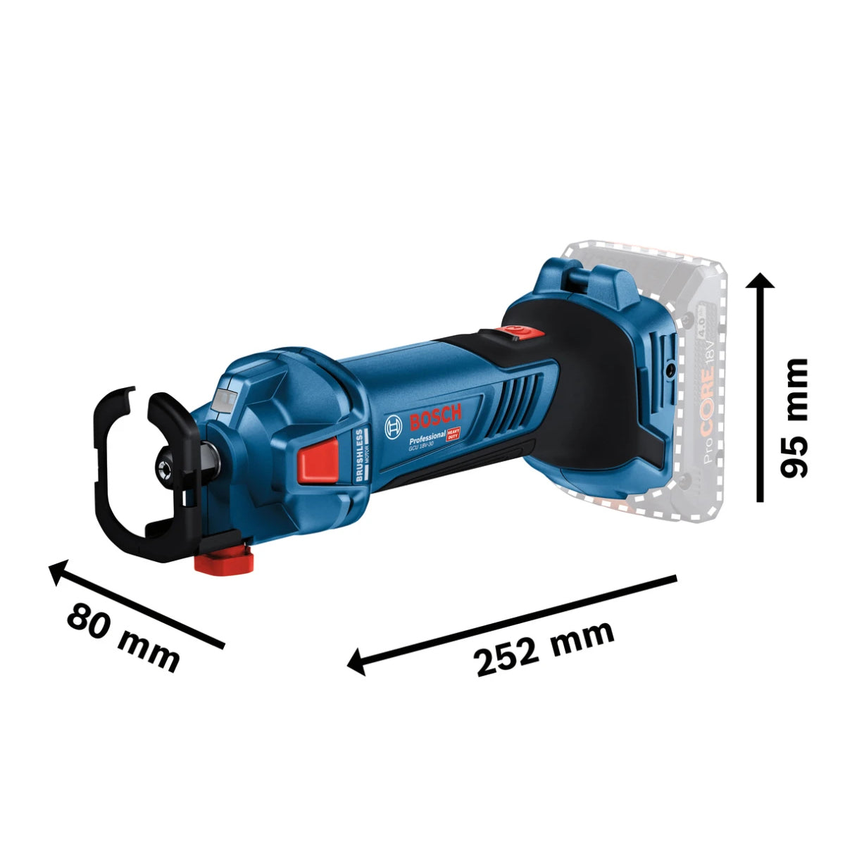 Bosch GCU 18V-30 Professional Drywall Router Body only 06019K8000 - MonkeyTools
