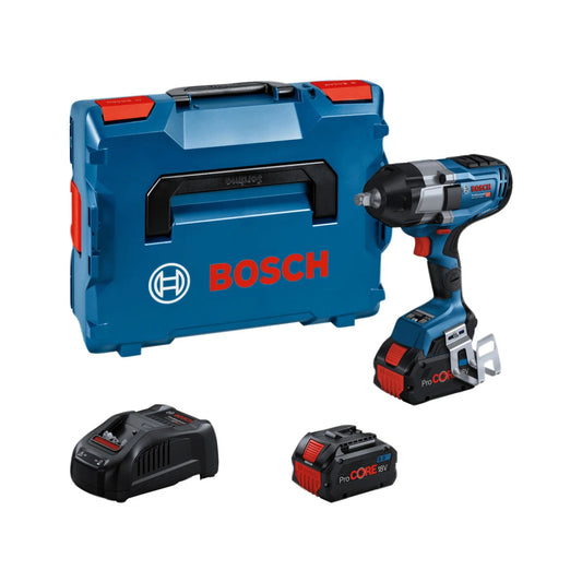 Bosch GDS 18V-1000 C Pro Impact Wrench 2 x 5.5Ah Batteries & Charger 06019J8071 - MonkeyTools