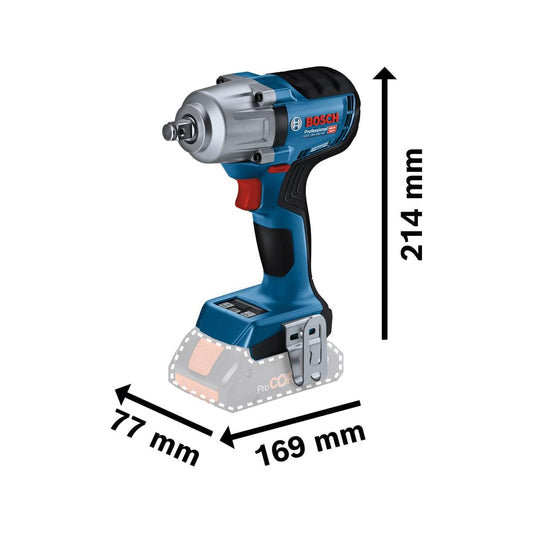Bosch GDS 18V-450 HC Professional 1/2in Impact Wrench Body only 06019K4000 - MonkeyTools