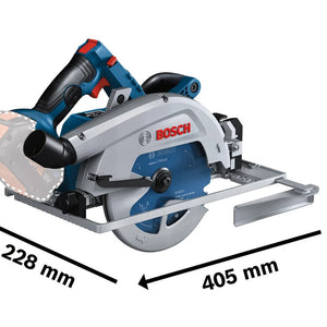 Bosch GKS 18V-68 GC Pro Circular Saw With 2 x 5.5Ah Batteries & Charger in Case 06016B5170 - MonkeyTools