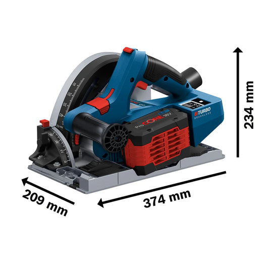 Bosch GKT 18V-52 GC Professional BITURBO Plunge Saw Body only 06016B4000 - MonkeyTools