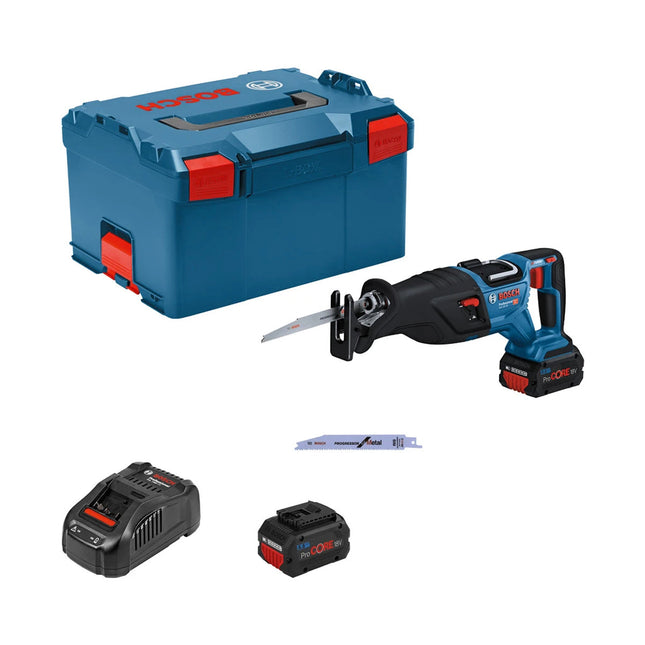 Bosch GSA 18V-28 Pro BITURBO Reciprocating Saw  2 x 5.5Ah Batteries & Charger 06016C0070 - MonkeyTools