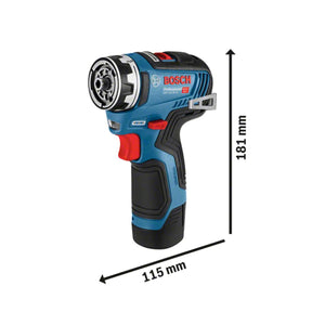 Bosch GSR 12V-35 FC Pro FlexiClick Drill Driver Bare Unit BSH6019H3004 - MonkeyTools