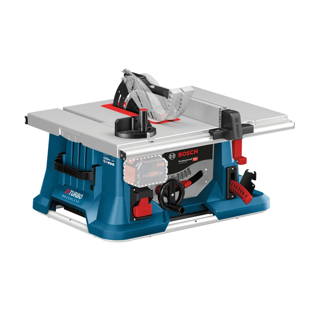 Bosch GTS 18V-216 Professional BITURBO Table Saw Body only 0601B44000 - MonkeyTools
