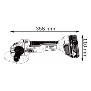 Bosch GWS 18V-10 SC Professional Angle Grinder 125mm Body only 06019G340B - MonkeyTools