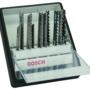 BOSCH 10 PIECE ROBUST LINE JIGSAW BLADE SET 2607010540 - MonkeyTools