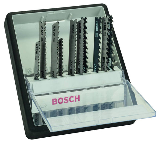 BOSCH 10 PIECE ROBUST LINE JIGSAW BLADE SET 2607010540 - MonkeyTools